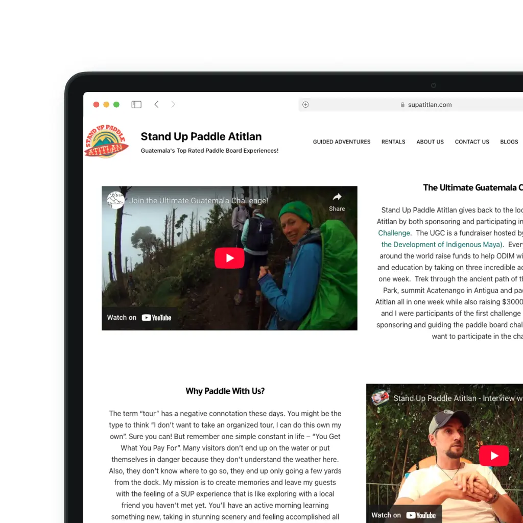 Sup Atitlan - Why Paddle With Us? - Gagan Sardaar